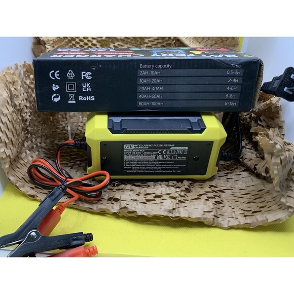 12V 6A Fully-Automatic Smart Car Battery Charger Maintainer Trickle Charger New - Picture 6 of 7